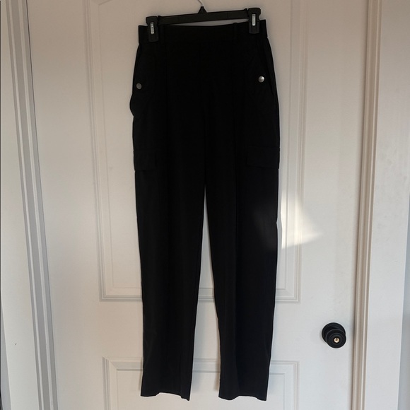 Athleta Pants - Athleta Black Straight-Leg Cargo Pants